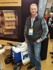 Daniel Fenton NZDF Army, Palmerston North - winner of our motorised chillybin draw, at the QuarryNZ conference. congradulations Daniel - enjoy! 